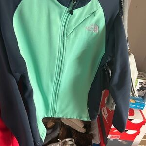 The North Face Mint and Navy Jacket